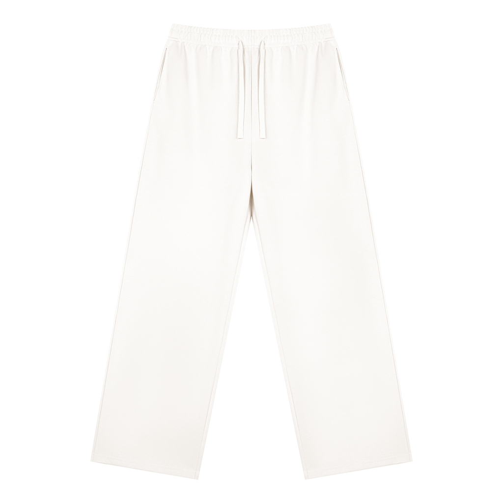 Milkyway Essential Straight-Leg Sweatpants - White