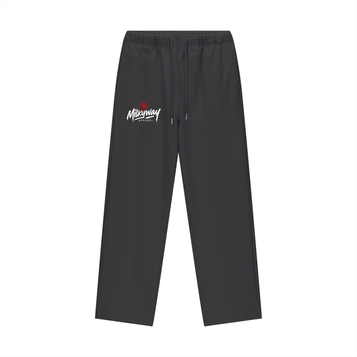 Milkyway Essential Heavyweight Fleece Straight-Leg Sweatpants - Black