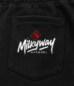 Milkyway Essential Straight-Leg Sweatpants - Black